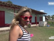 Bubble Butt Blonde Kathy Solis Hard Fuck with Stranger - MAMACITAZ 3/16