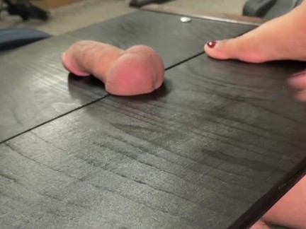 Calling all foot fetishists out there, watch my feet smash cock and balls upclose.
