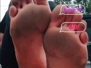 Get to know Tiffani and her big size 11 feet 10/16