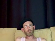 Almost caught stroking it at the Airbnb on the couch 10/16