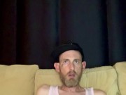 Almost caught stroking it at the Airbnb on the couch 11/16