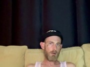 Almost caught stroking it at the Airbnb on the couch 8/16