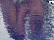 Sexy Babes Isizzu and Katrin Girl on Girl Sex Outdoors - LETSDOEIT 6/16