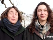 Ersties - Eingeölter heißer lesbischer Sex mit Charlie und Axelle 12/16
