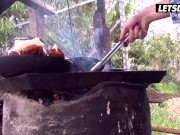 Lola Puentes Facialized After Hardcore Fuck with Stud - CARNE DEL MERCADO 1/16