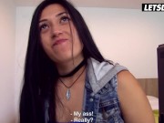 Lola Puentes Facialized After Hardcore Fuck with Stud - CARNE DEL MERCADO 6/16