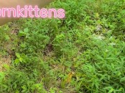 pissing in the forest. more piss videos on our page 8/16