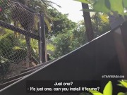 Esposa gostosa Thay Ksada fodendo com o entregador de água 1/16