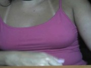 housewife showing her pussy en boobs in public to husband watch 1/16