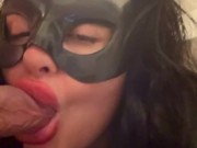 Quick bj video. I love sucking big white cock 4/16