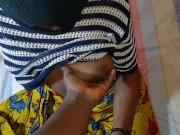 Ebony teen struggling to take big dick 6/16