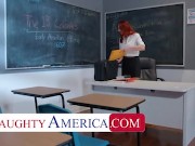 Busty Redhead Prof's Sensual Going Away Gift To Her Favorite Student 1/16