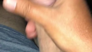 Quickie before bed, precum and a nice load