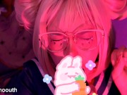 Messy deepthroat with himiko toga cosplay 14/16