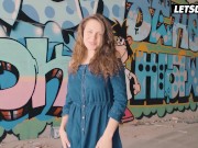 Curvy Babe Sofia Curly Steamy Fuck In Public - LETSDOEIT 1/16