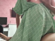 Trying intense sex in 38 weeks pregnant pussy during contractions Orgasm finale 12/16