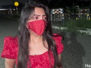 Hot Girl asks a Stranger for The Lift 1/16