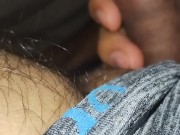 Masturbation with condom 2/16