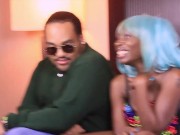 Small dick gets sucked good by ebony slut 5/16