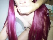 Argentine girl in a yellow t-shirt is fucked by her stepfather when he sees her masturbating 16/16