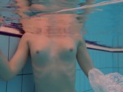 Tight brunette Russian babe Katy Soroka swims 11/16