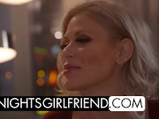 Buxom Blonde Starts Slow And Passionate With Client's Cock 2/16