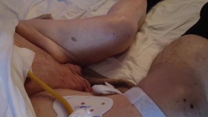 Disabled man gets a helping hand from his friend/caregiver