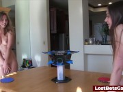 A gify mystery box strip game with amazed players 14/16