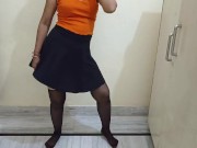Nisha bhabhi hot seducing nude dance on indian baby doll song 2/16