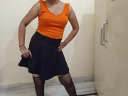 Nisha bhabhi hot seducing nude dance on indian baby doll song 3/16