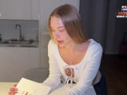 Sex with my hot tutor. Cum on this slut. Don't tell my dad. 1/16