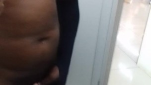 1st time Video flashing in fitting room & dick play