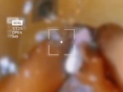 Ebony gushing squirt