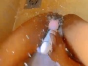 Ebony gushing squirt 13/16