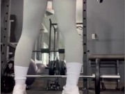 Fit gym babe works out pussy 2/16