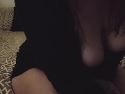 Hotwife being cheeky little slut sending vid to hubby hubby 11/16