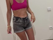 I suck him until I empty his balls in my mouth because I want to ask him to buy a new sofa 1/16