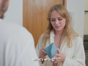 The plumber doesn't get my hints but, I want that big cock in my tight pussy and cum in my mouth. 5/16