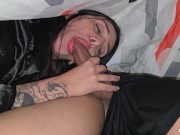 MY BROTHER'S GIRLFRIEND SECRETLY PERFORMS ORAL SEX ON ME WHILE I IMAGINE THAT SHE IS HANNAH MILLER 6/16