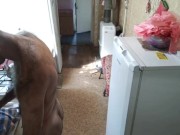 Naked in the kitchen 5/16