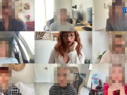 She Makes Him Cum Inside Her Tight Young Pussy On Zoom Meeting 3/16