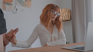 She Makes Him Cum Inside Her Tight Young Pussy On Zoom Meeting ...