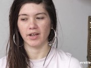 Ersties - Bathing session with Julia and her anal plug 12/16