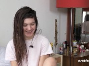 Ersties - Bathing session with Julia and her anal plug 16/16