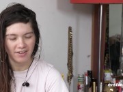 Ersties - Bathing session with Julia and her anal plug 9/16