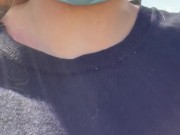 STRANGER CHALLENGE - I ask a stranger to fuck me in the stockroom of a pizzeria 9/16