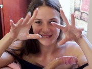 Naughty Brunette Won't Stop Until He Cums - KLX 16/16