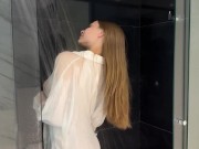 Transparent White Shirt Dry vs Wet 6/16