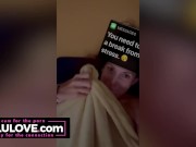 Big boobs babe sharing behind the scenes cum on ass & creampie closeup, pussy spreading gentle femdom JOI & more - Lelu Love 4/16