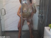 Shower, BJ + Dildo Stimulating Your Prostate: Total Satisfaction - Pure Pleasure 7/16